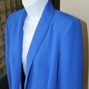 Forever 21 Cobalt Blazer with Zipper